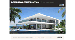 Desktop Screenshot of dominican-construction.com