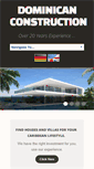 Mobile Screenshot of dominican-construction.com